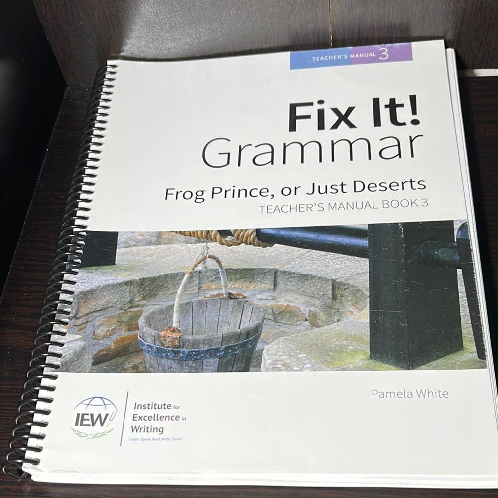 Fix It! Grammar Teacher's Manual Book 
Frog prince, or Just Deserts
